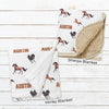 Personalized Horses Name Blanket for Babies & Kids - Giddy-Up!