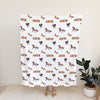 Personalized Horses Name Blanket for Babies & Kids - Giddy-Up!