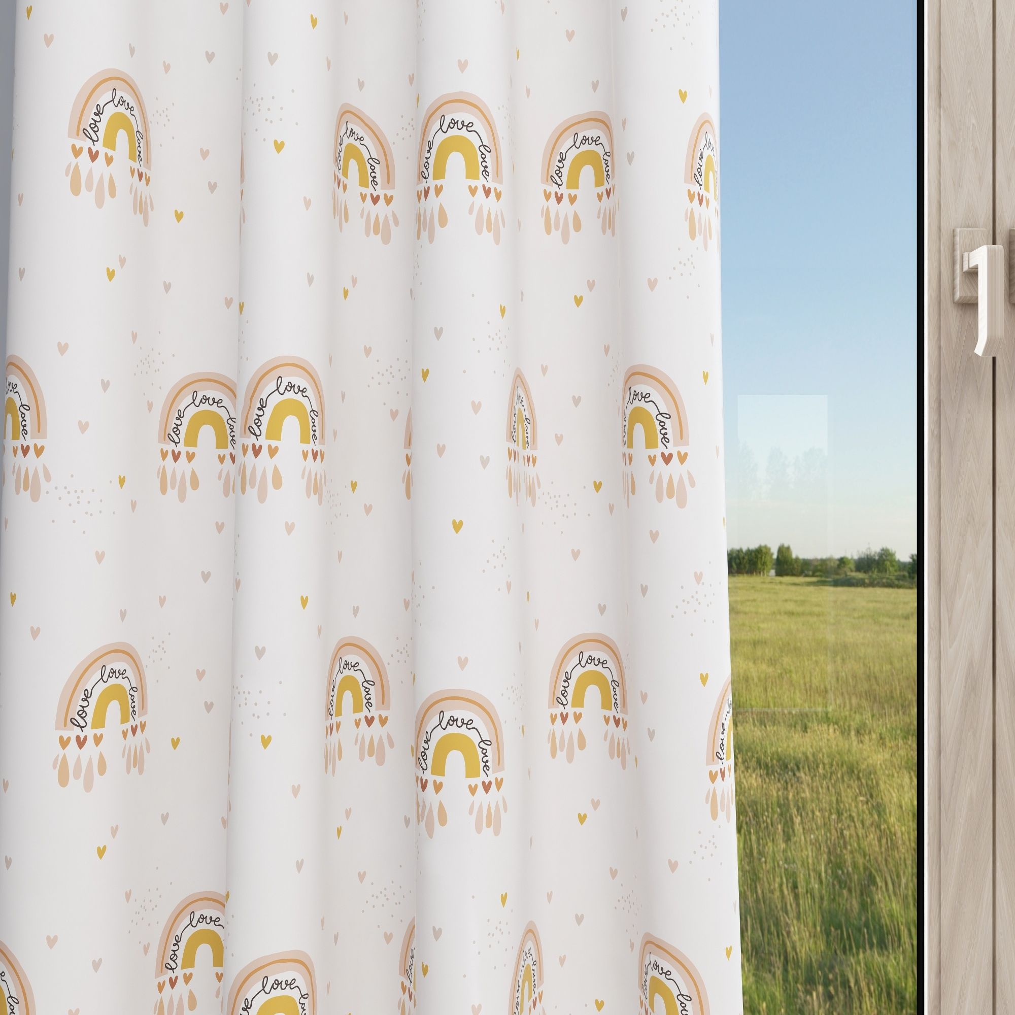 Rainbow Kids & Nursery Blackout Curtains - Hue Cycles