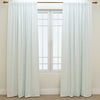 Sea Jewel Blue Haze Slub Kids Curtains