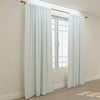 Sea Jewel Blue Haze Slub Kids Curtains