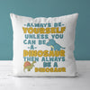 Dinosaur Throw Pillow For Nurseries & Kid's Rooms - Dino Wannabe