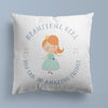 Princess Throw Pillow For Nurseries & Kid's Rooms - Full of Grace