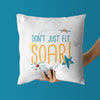 Airplane Throw Pillow For Nurseries & Kid's Rooms - Dream Chaser