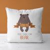 Bear Throw Pillow For Nurseries & Kid's Rooms - Bear My Love