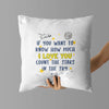 Space Throw Pillow For Nurseries & Kid's Rooms - Infinite Stars