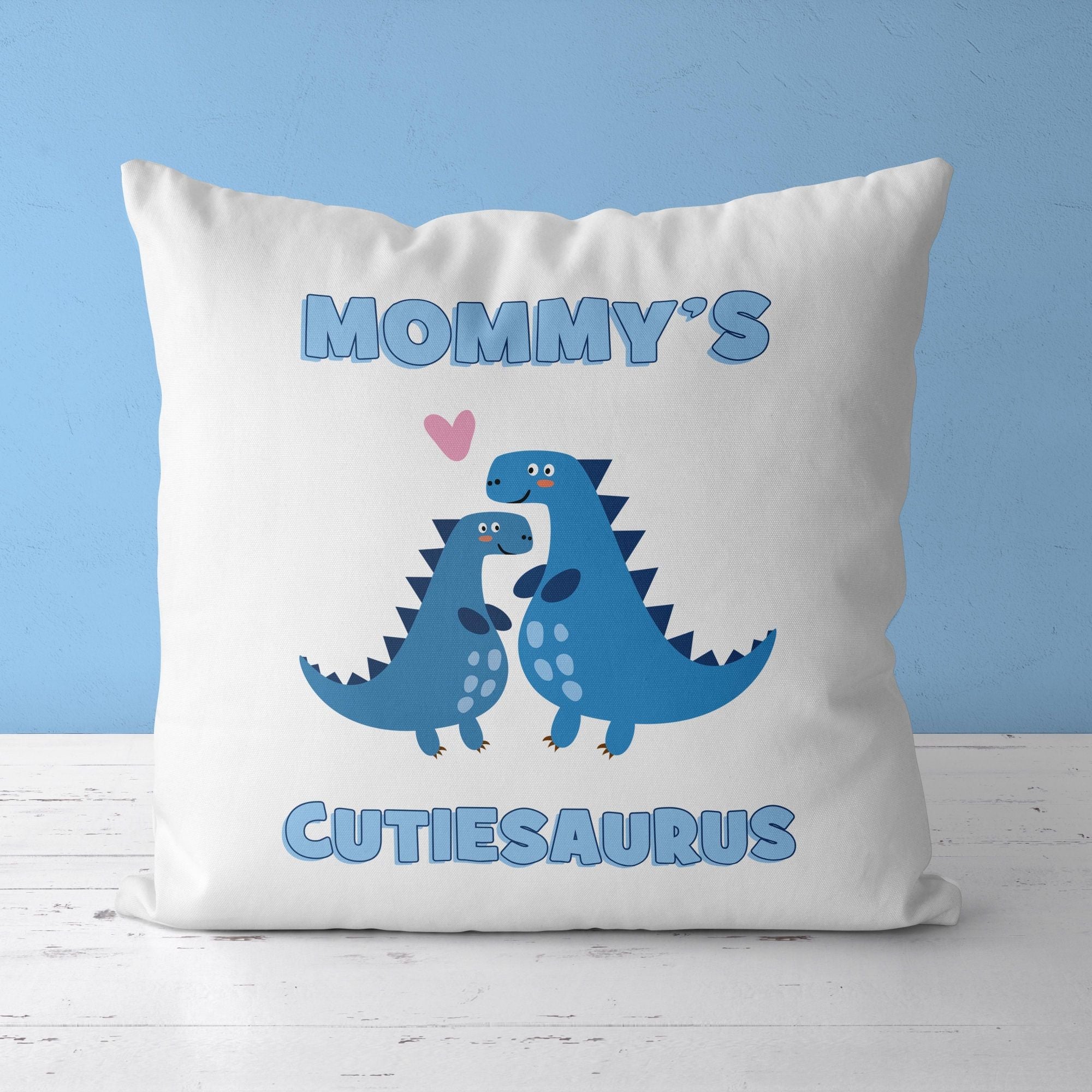 Dinosaur Throw Pillow For Nurseries & Kid's Rooms - Cutie-saurus