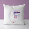 Llama Throw Pillow For Nurseries & Kid's Rooms - No Drama Llama