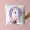 Llama Throw Pillow For Nurseries & Kid's Rooms - Not My Prob-llama