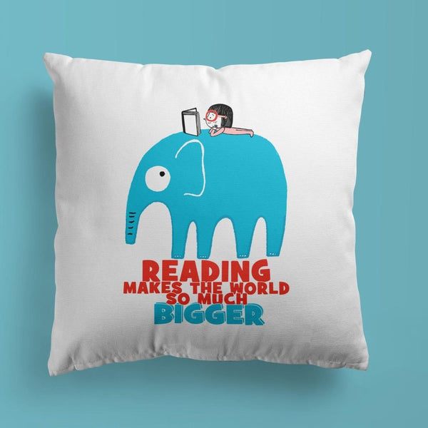 Reading Throw Pillow For Nurseries & Kid's Rooms - Read and Explore