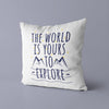 Throw Pillow For Nurseries & Kid's Rooms - World Explorer