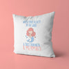 Mermaid Throw Pillow For Nurseries & Kid's Rooms - Secret Keeper