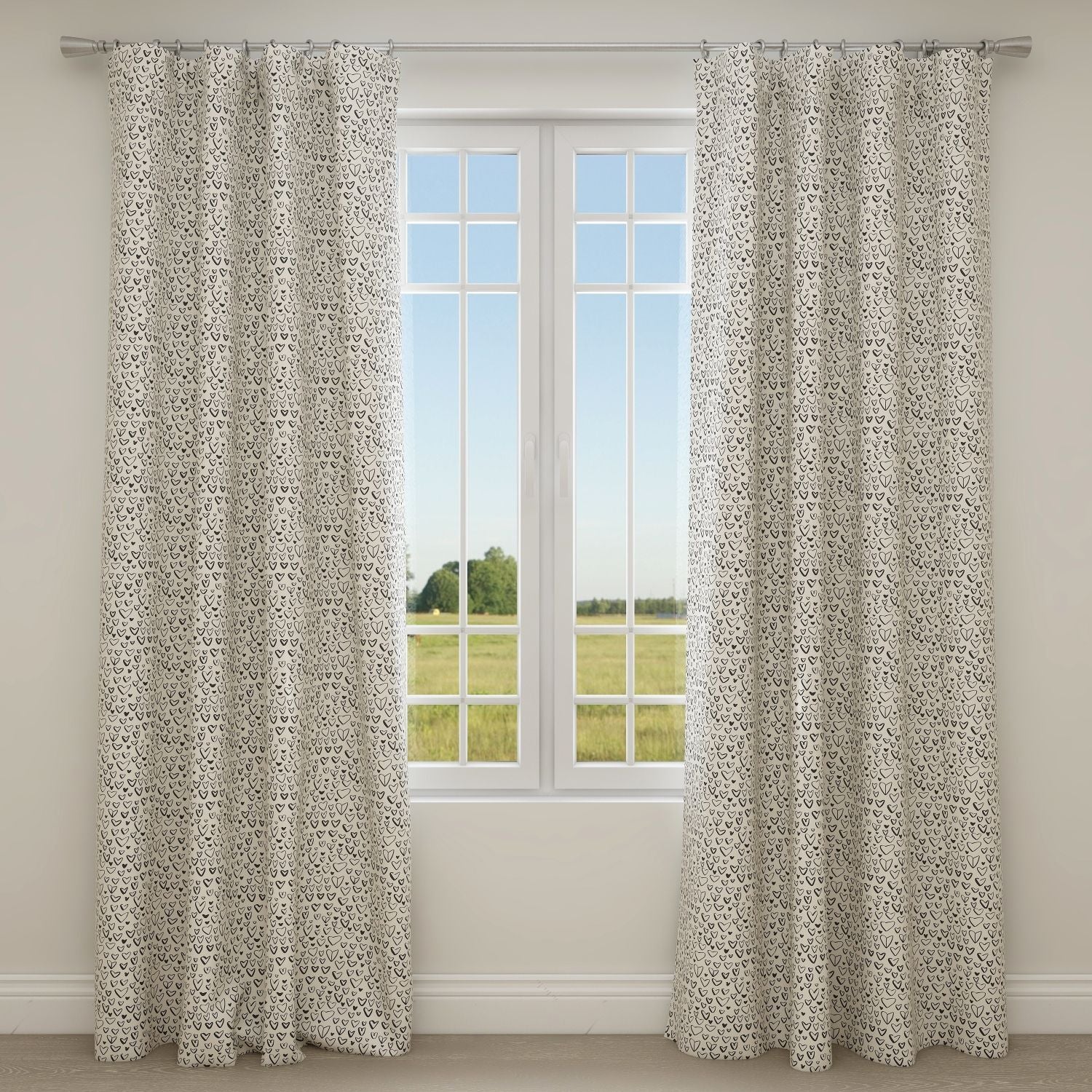 Lovely Black Macon Kids Curtains