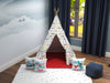 Kids Teepee, Airplane Decor Themed Room - Snuggly Landing Collection