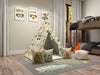 Kids Teepee, Camping Decor Themed Room - Adventurer's Cabin Collection