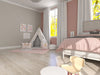 Kids Teepee, Ballerina Decor Themed Room - After The Dance Collection