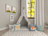 Kids Teepee, Fox Decor Themed Room - Gone In The Wild Collection