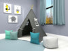 Space In Gray Kids Teepee