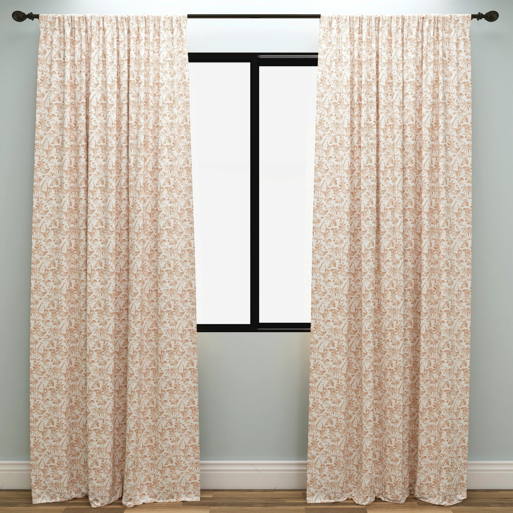 Meru Potters Wheel Slub Kids Curtains