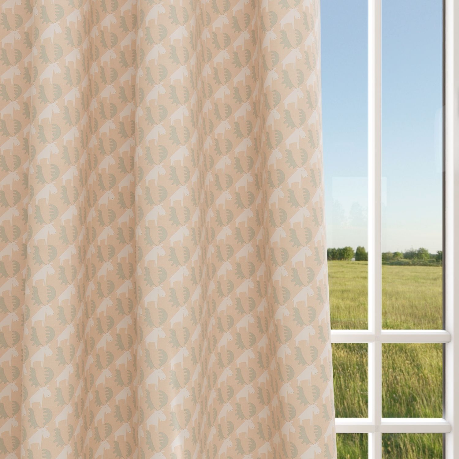 Moose Tracks Sundown Kids Curtains