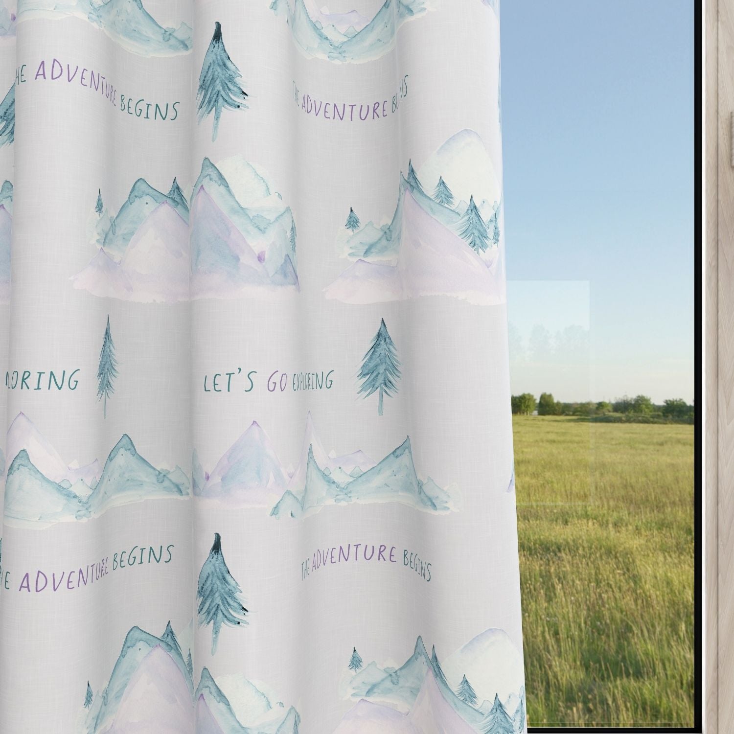 Kids & Nursery Blackout Curtains - Mountain Mist