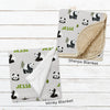 Personalized Panda Name Blanket for Babies & Kids - All That Fluff