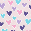 Hearts Kids & Nursery Blackout Curtains - Paper Hearts Bella