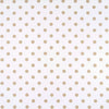 Polka Dot White Athena Gold Kids Curtains