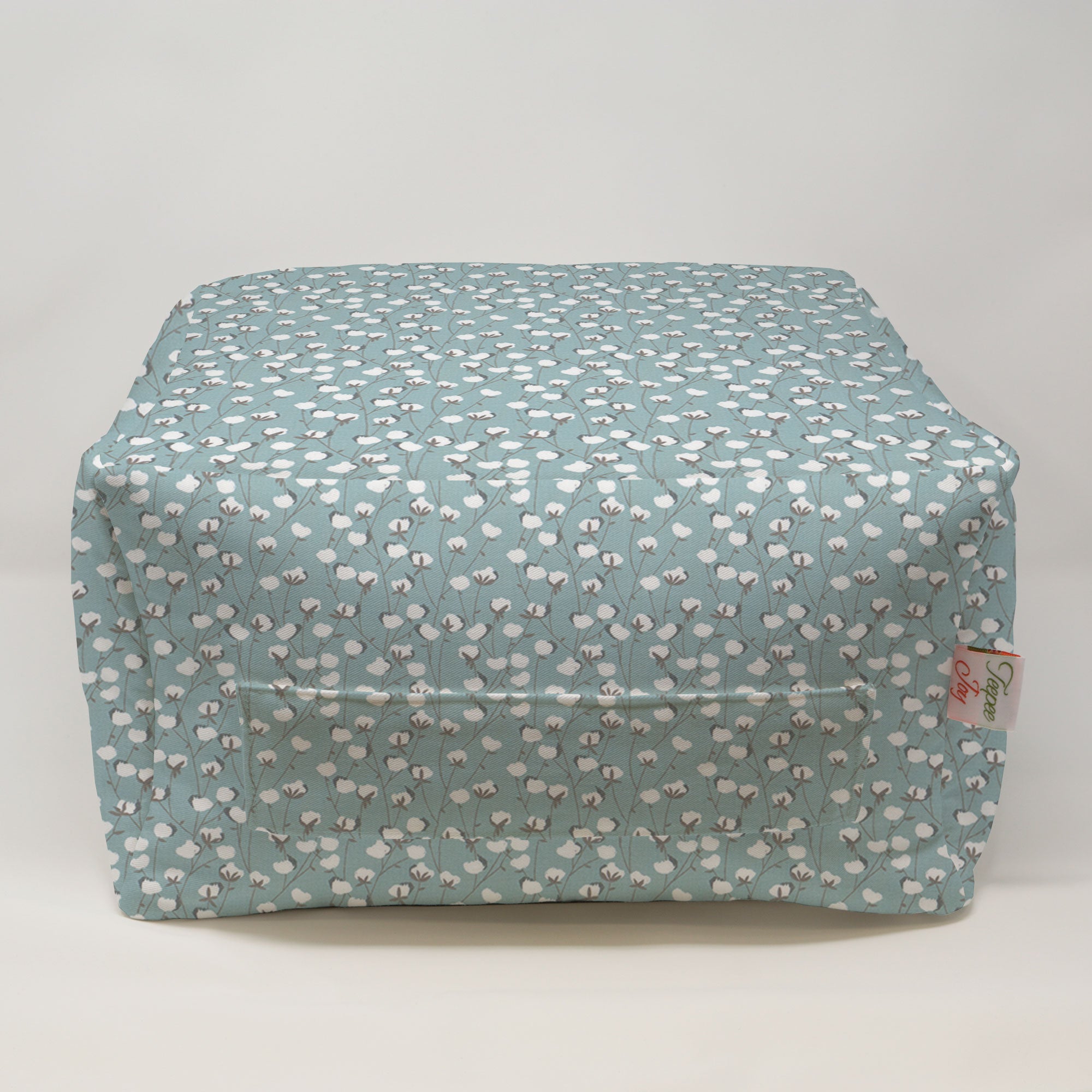 Kids Pouf - Cotton Belt Spa Blue