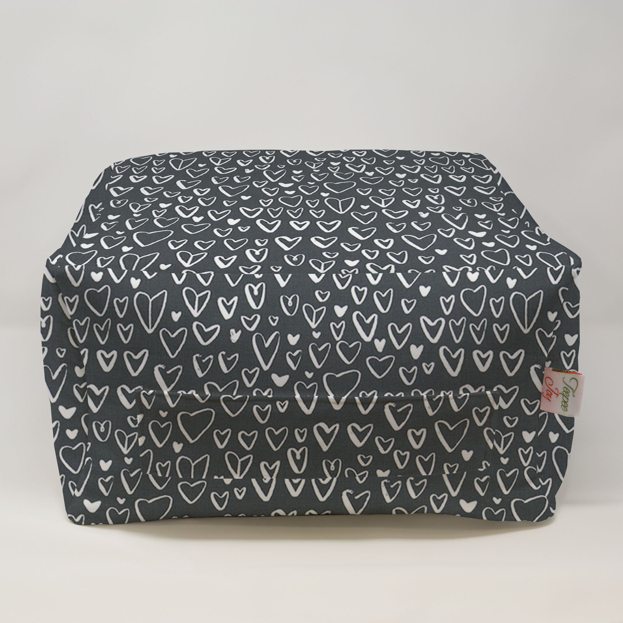 Kids Pouf - Lovely Black Flame