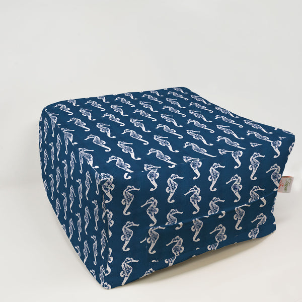 Kids Pouf - Sea Horse Oxford