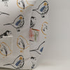 Kids Pouf - Bird Toile Brazilian Yellow Slub Linen