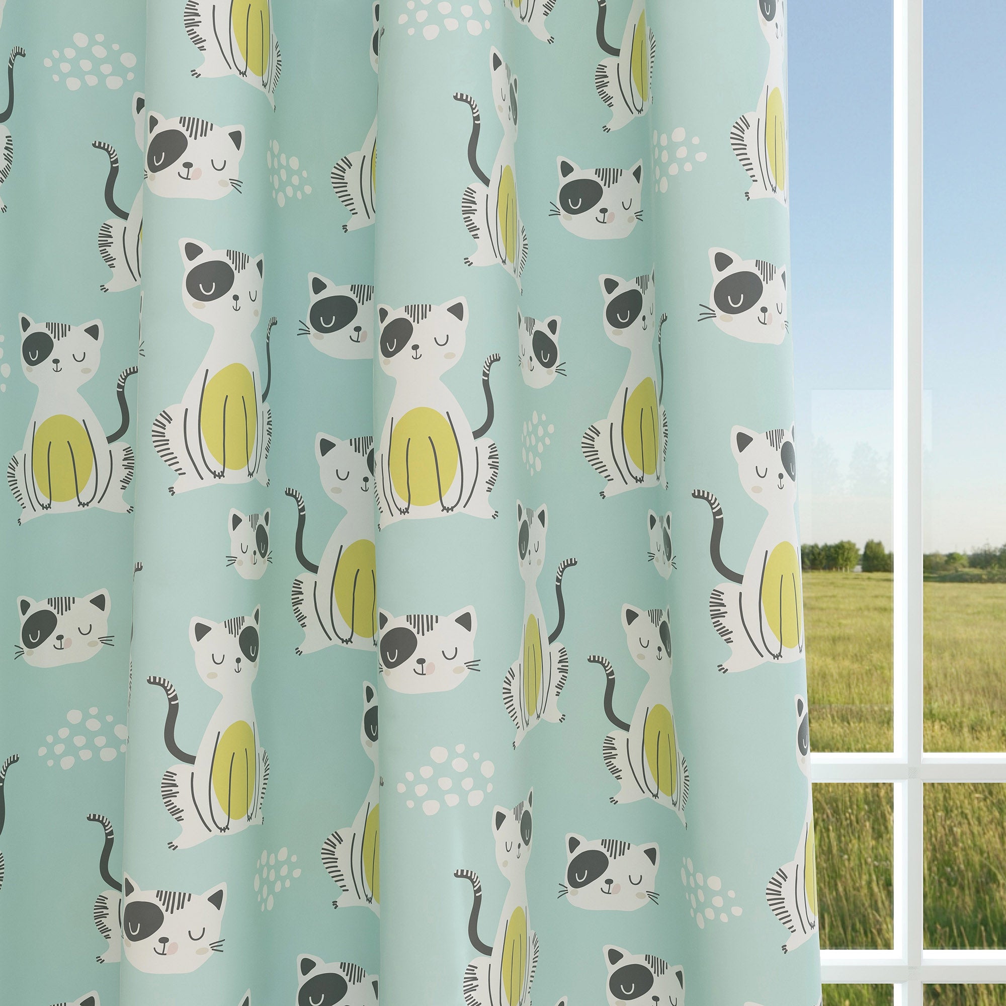 Cats Kids & Nursery Blackout Curtains - Picture Purrfect