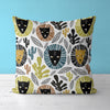 Jungle Kids & Nursery Throw Pillow - King of the Jungle