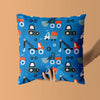 Constructions Kids & Nursery Throw Pillow - Wheely Cool