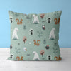 Forest Kids & Nursery Throw Pillow - Charming Forest