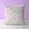 Floral Kids & Nursery Throw Pillow - Flower Bed