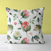 Floral Kids & Nursery Throw Pillow - Flower Buddies