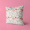 Floral Kids & Nursery Throw Pillow - Ruby Reds