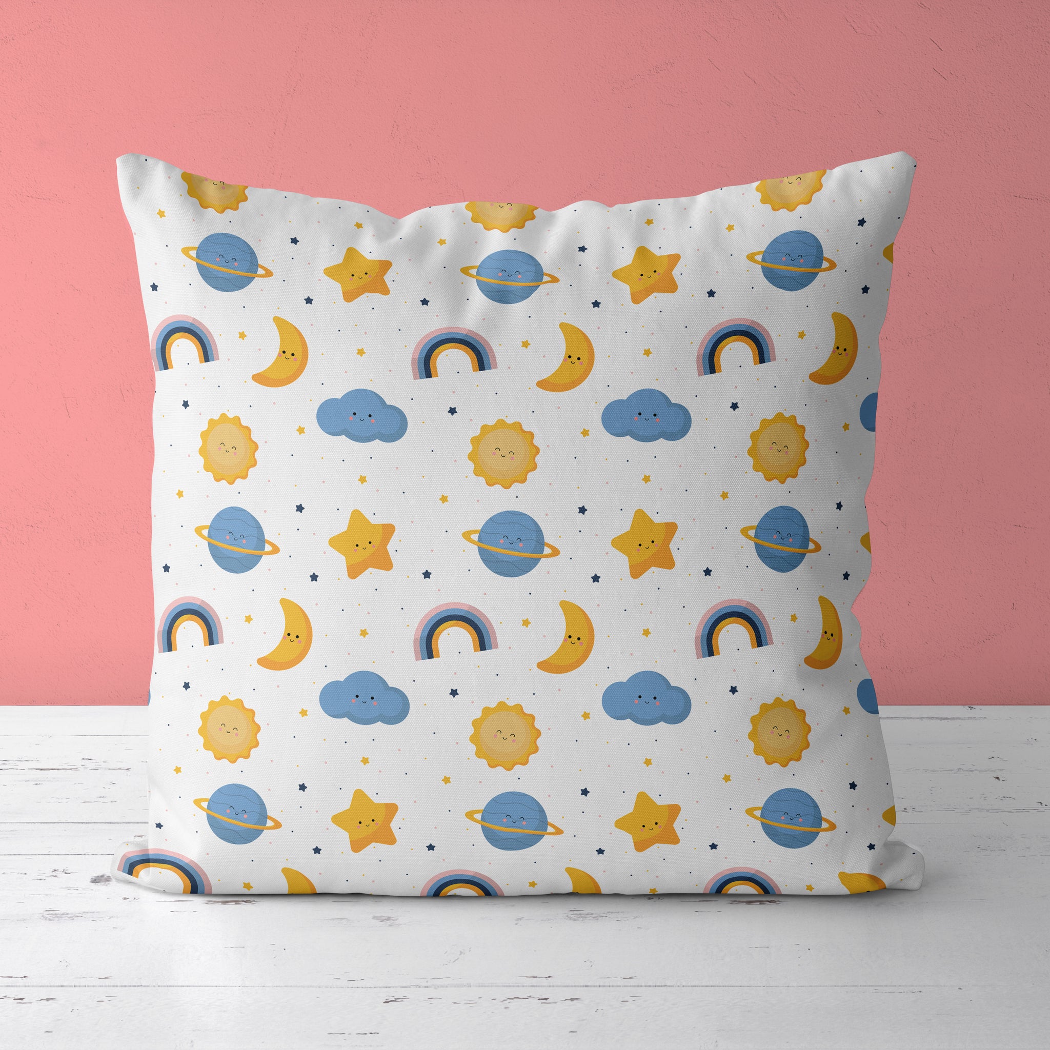 Kids & Nursery Throw Pillow - All Smiles