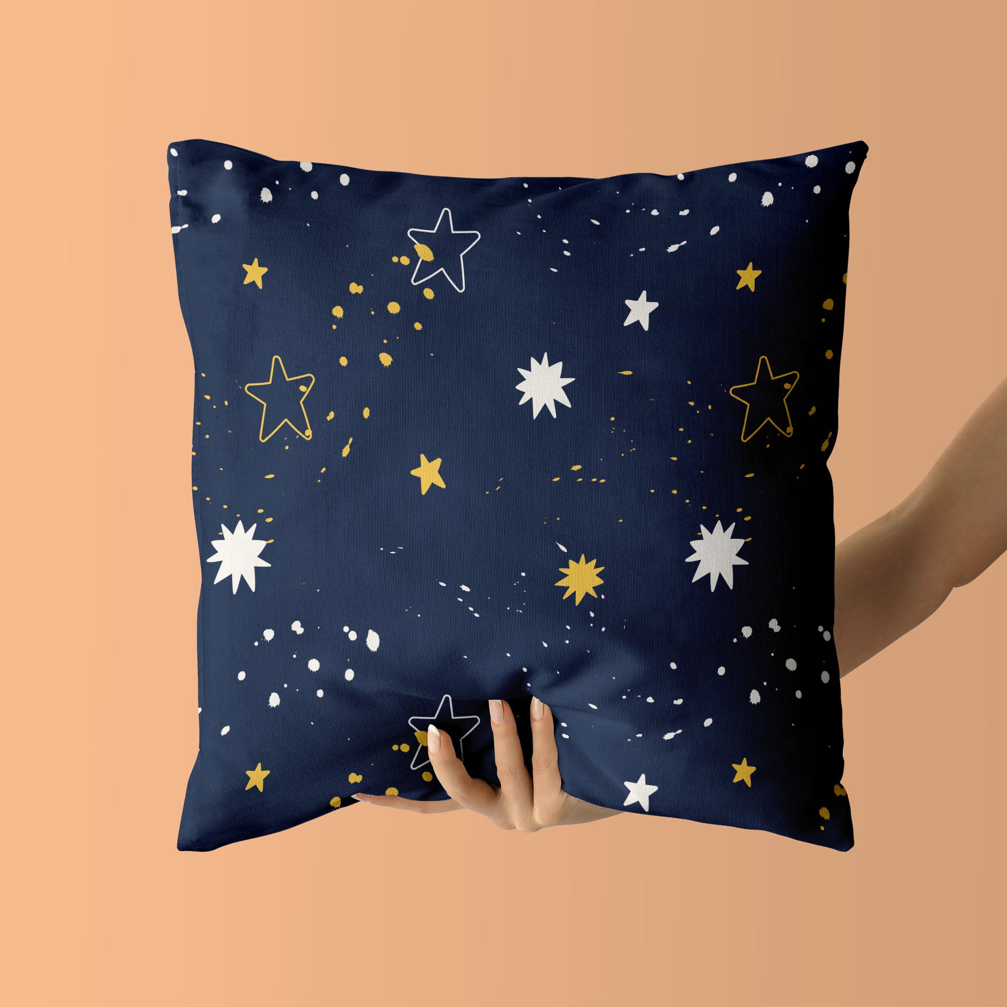 Stars Kids & Nursery Throw Pillow - Light the Sky