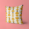 Kids & Nursery Throw Pillow - Mustard Arcs