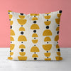 Kids & Nursery Throw Pillow - Mustard Arcs