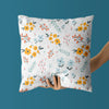 Floral Kids & Nursery Throw Pillow - Flowers of Spring