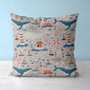 Nautical Kids & Nursery Throw Pillow - Ocean Odyssey