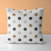 Kids & Nursery Throw Pillow - Neutral Polkas