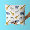 Animals Kids & Nursery Throw Pillow - Safari Expedition