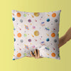 Space Kids & Nursery Throw Pillow - Marbled Planets