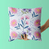 Floral Kids & Nursery Throw Pillow - Sea of Flowers