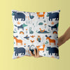 Animals Kids & Nursery Throw Pillow - Pond Picnic